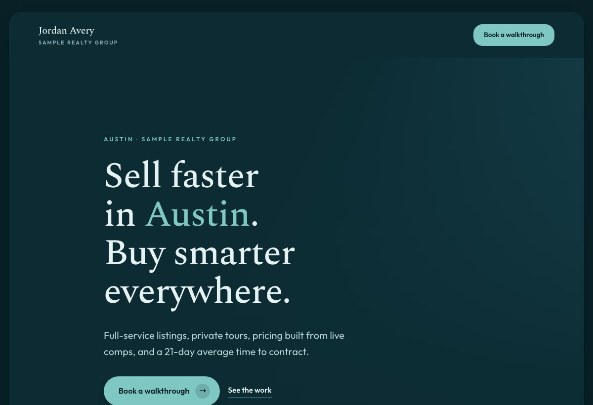 Coastal example website
